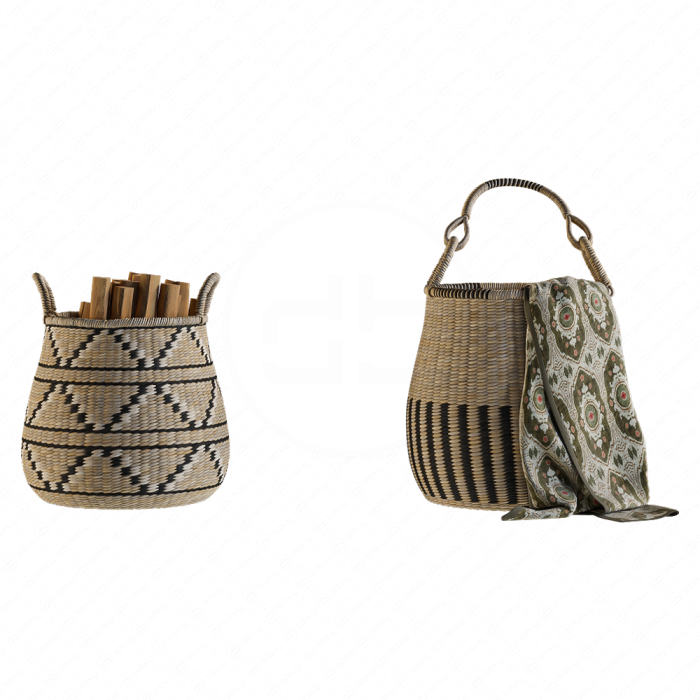 Набор сумок из ротанга La Redoute Interiors