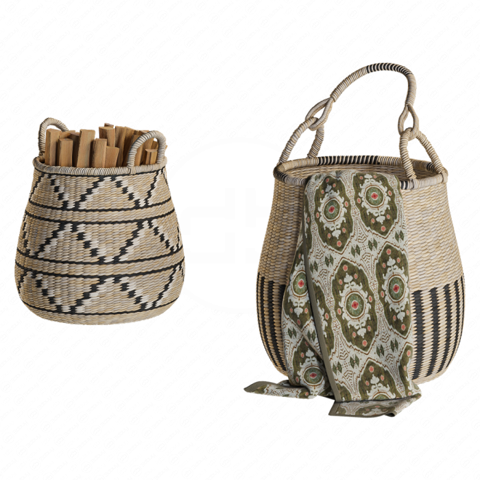 Набор сумок из ротанга La Redoute Interiors