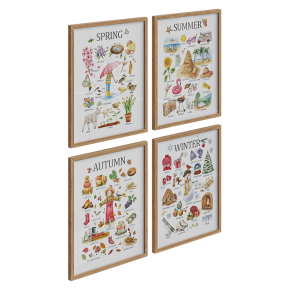 Постеры для детской The Seasons