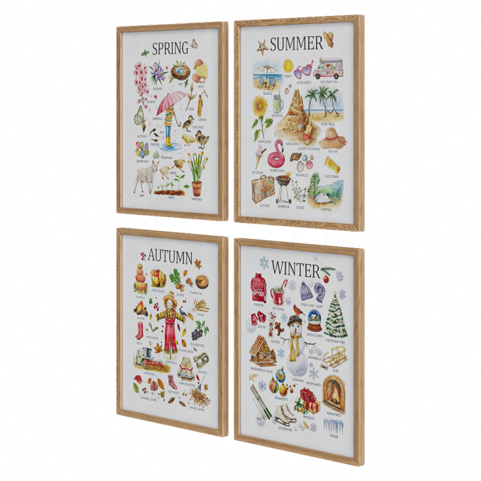 Постеры для детской The Seasons