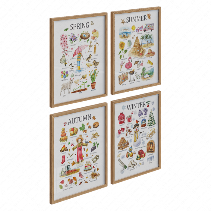 Постеры для детской The Seasons