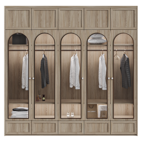 Wardrobe with decor No. 40