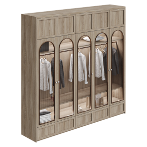 Wardrobe with decor No. 40