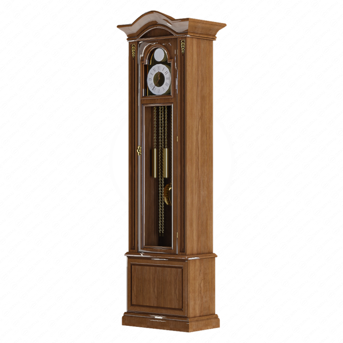 Напольные темные часы с маятником