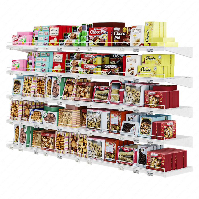 Витрина с кондитерской продукцией