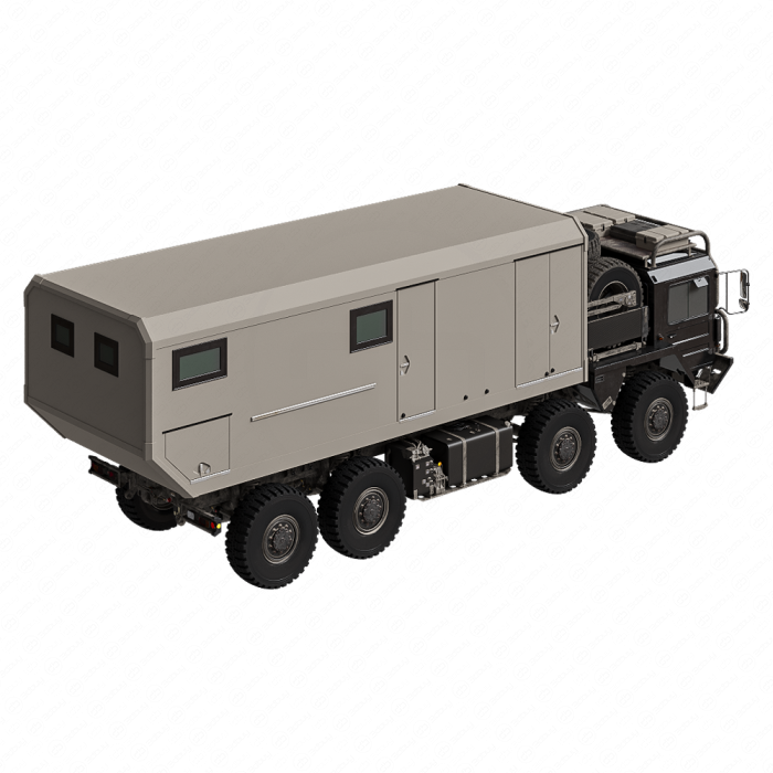 Грузовик MAN KAT 8x8 черный
