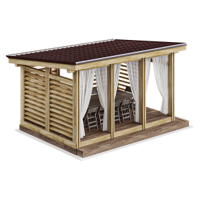 gazebo-terrace veranda