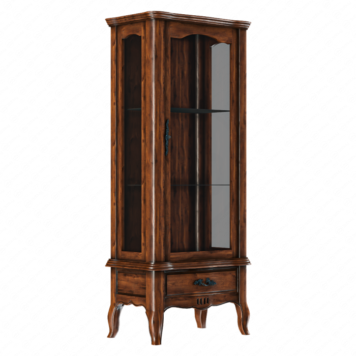 Шкаф-витрина из серии PROVENCE DF860L-3 S2
