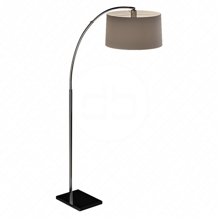 Торшер Dexter Arc with Grey Shade