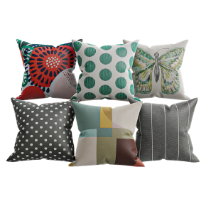 A set of decorative cushions from IKEA.