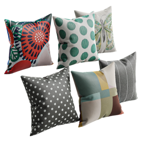 A set of decorative cushions from IKEA.