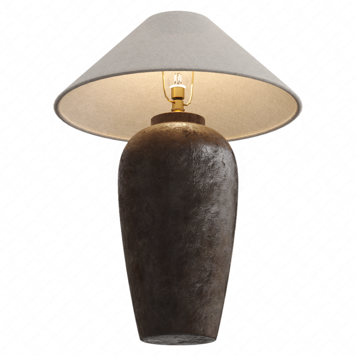 Настольная лампа Zara Home из льна