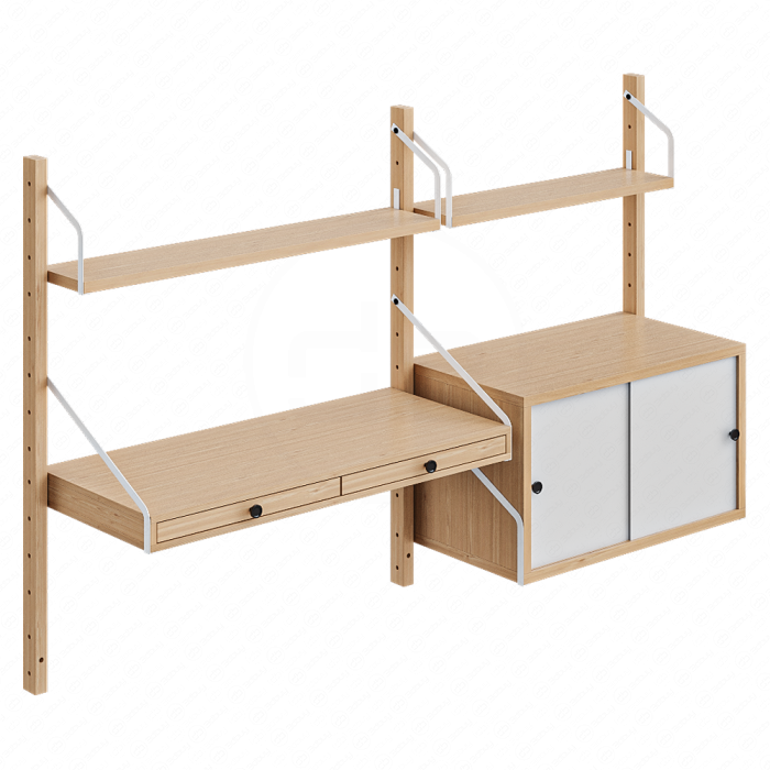Система хранения с тумбой Svalnas от Ikea