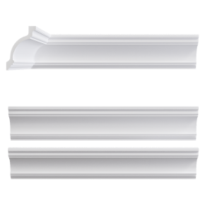 A set of curtain rods from Evroplast.