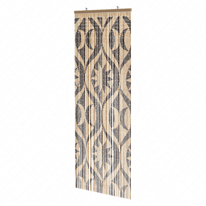 Штора из бамбука с узором