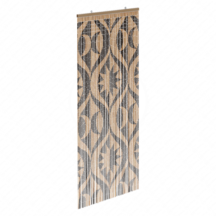 Штора из бамбука с узором