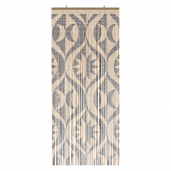 Штора из бамбука с узором