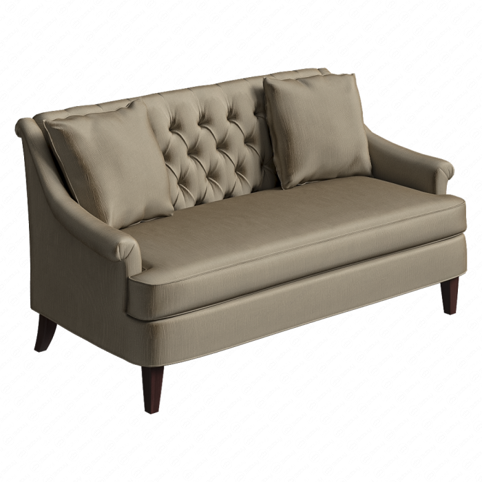 Тафтинговый диван Marler Hickory бежевый