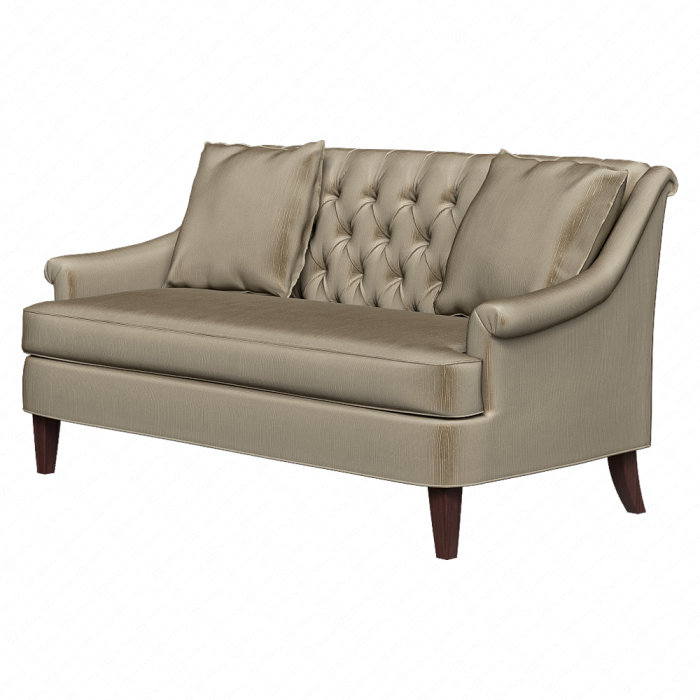 Тафтинговый диван Marler Hickory бежевый