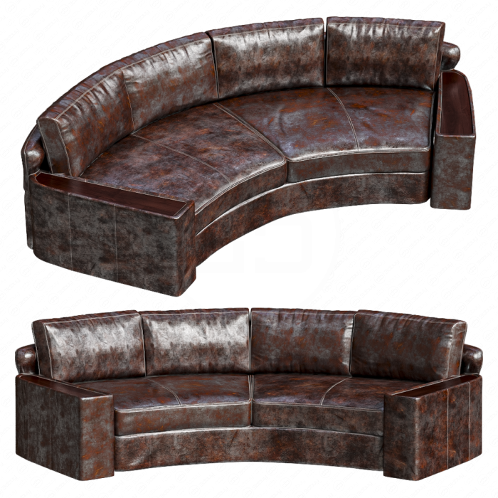Диван ART DECO MEBEL полукруглый