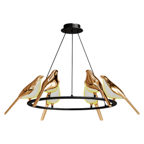 Люстра с птицами от NOMI 5 light