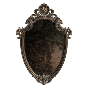 Vintage Antique Bronze Mirror