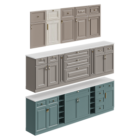 Набор кухонных фасадов классический