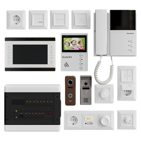 Falcon and Legrand home electronics set