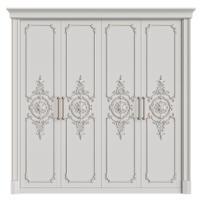 Classic wooden cabinet.