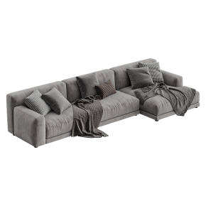 Диван угловой Paris Seoul Chaise Longue от Poliform