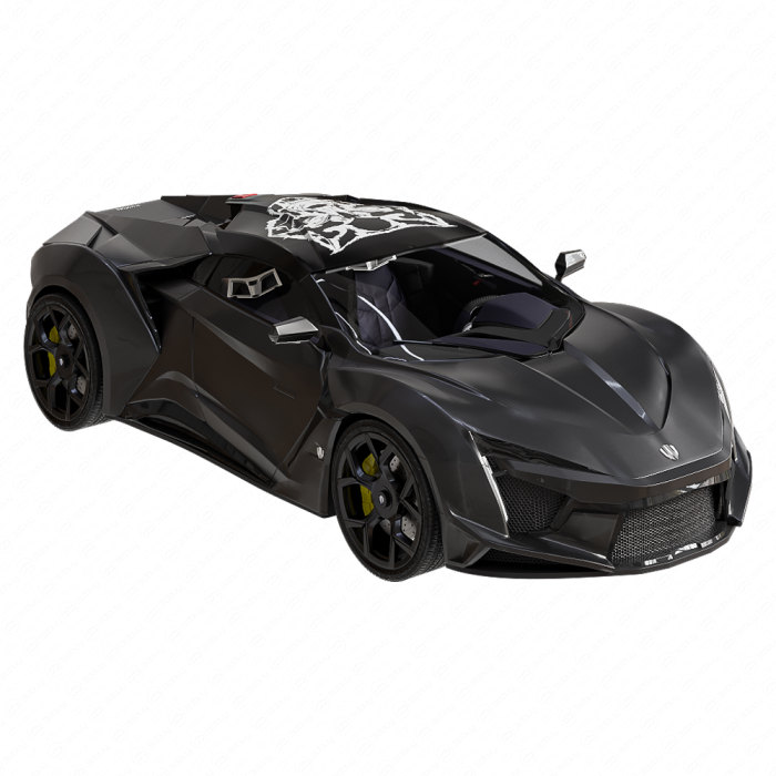 Автомобиль Fenyr Supersport Wmotors черный Автомобиль Fenyr Supersport Wmotors черный