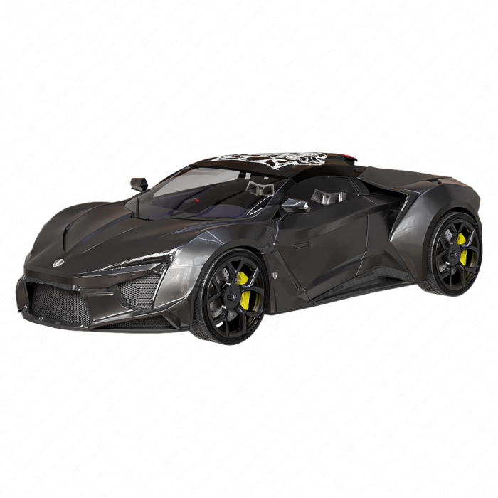 Автомобиль Fenyr Supersport Wmotors черный Автомобиль Fenyr Supersport Wmotors черный