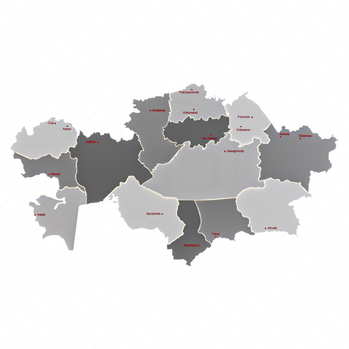 Карта Казахстана