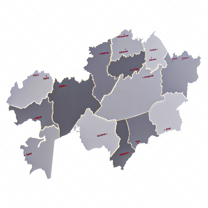 Карта Казахстана