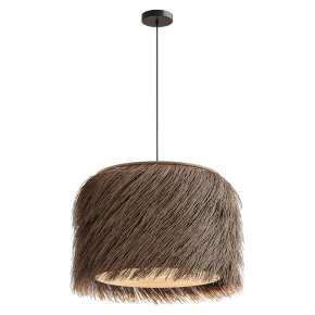 Chandelier Wabi-Sabi Style Rattan Straw Hat