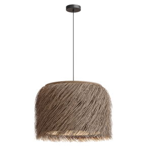 Chandelier Wabi-Sabi Style Rattan Straw Hat
