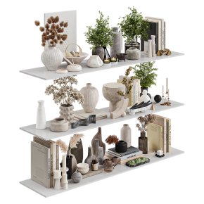Decorative set with vases No. 46