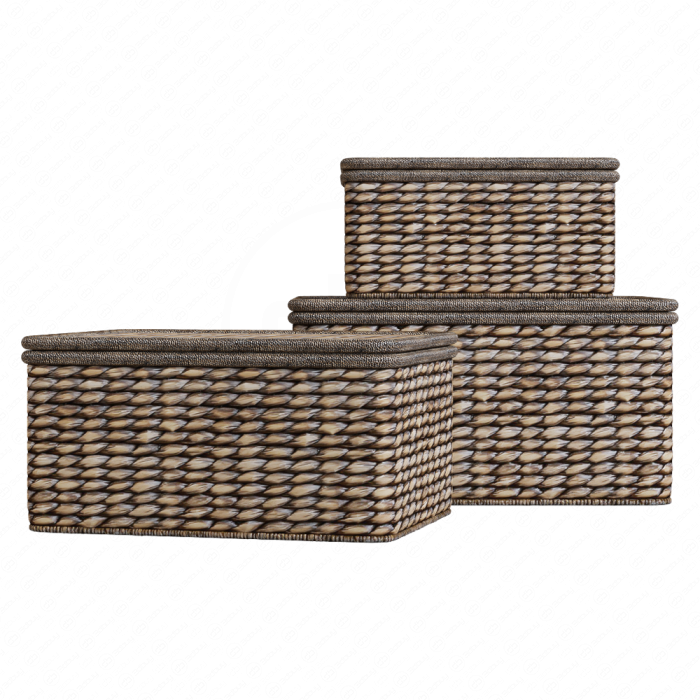 Плетеные коробки от Restoration Hardware