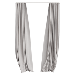 Штора для ванной двойная со скрытым потолочным карнизом