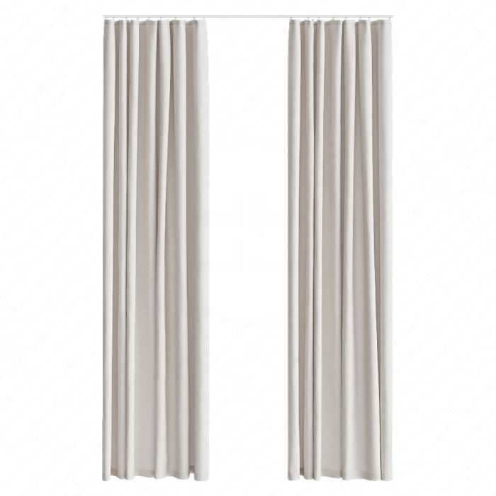 Штора для ванной двойная со скрытым потолочным карнизом Штора для ванной двойная со скрытым потолочным карнизом