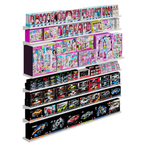 Витрина с игрушками