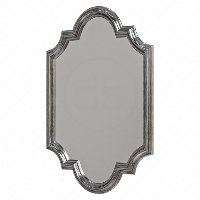 Зеркало фигурное Оксфорд в деревянной раме
