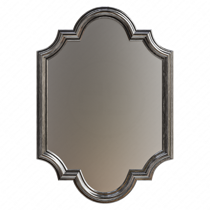 Зеркало фигурное Оксфорд в деревянной раме