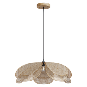 Люстра Цветок из ротанга от Inodesign