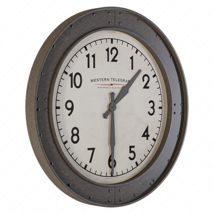 Деревянные часы от Restoration Hardware