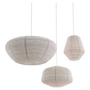 Rice Paper Lampshade by The Forest & Co