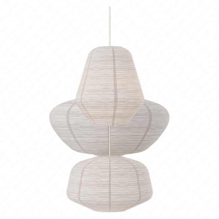 Rice Paper Lampshade by The Forest & Co