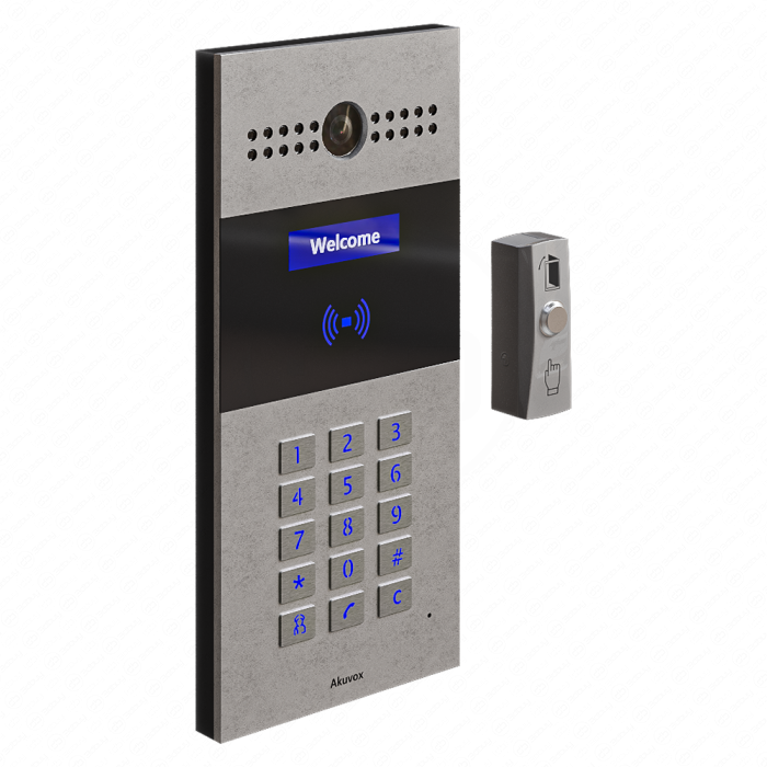 Домофон Akuvox R27 и кнопка выхода Slinex DR-02