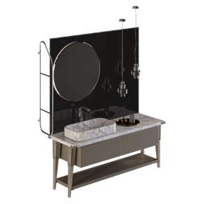 Комплект мебели с накладной раковиной Scavolini Diesel