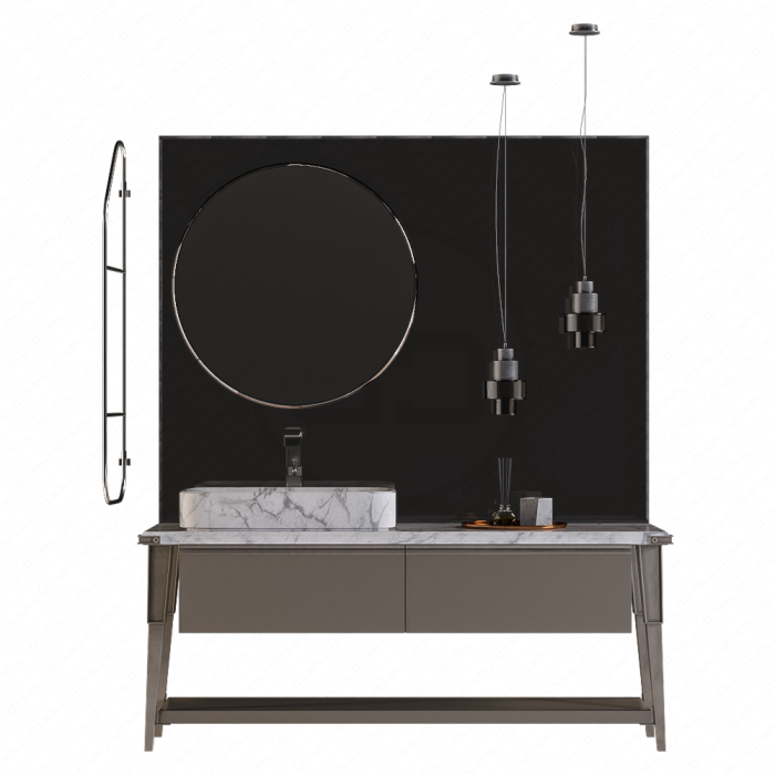 Комплект мебели с накладной раковиной Scavolini Diesel